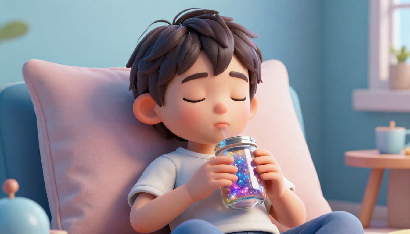 Child using calm down activities for self-regulation