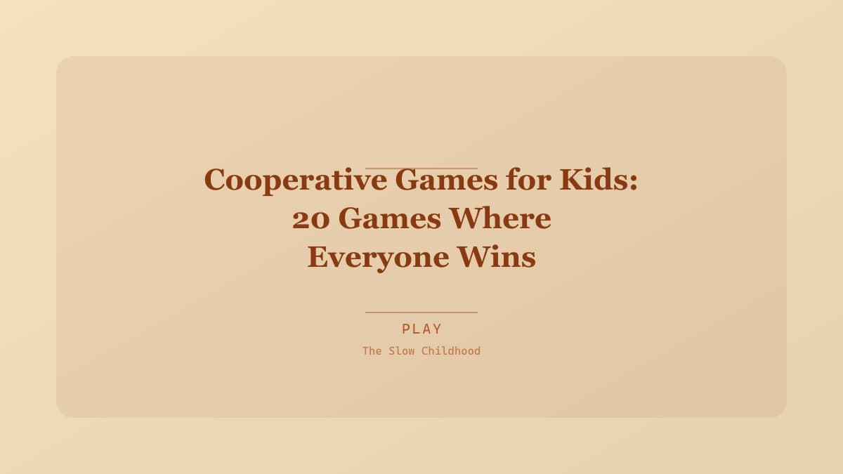 Family playing cooperative board games together