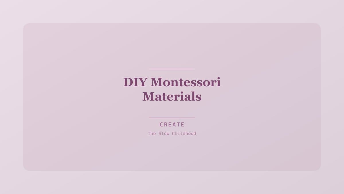 Handmade Montessori color tablets and sorting trays on a shelf