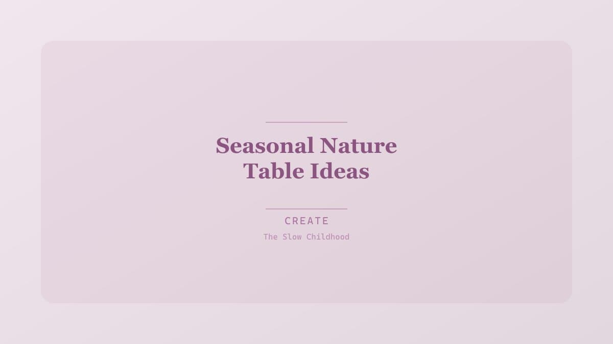 Autumn nature table with pumpkins, acorns, colored leaves, and candles