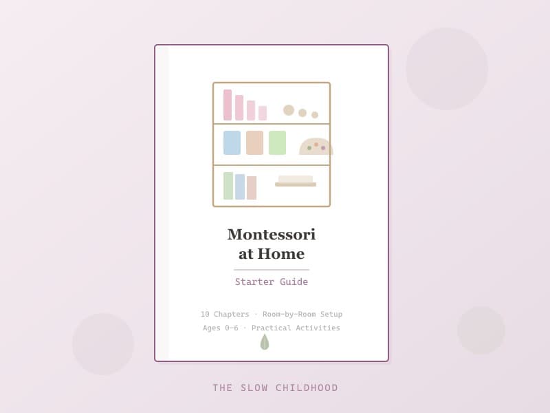 Montessori at Home starter guide cover